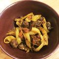 ☆ももすけmama☆'s cooksnap of when they made 鶏レバーのカレー風味炒め＝ブッタン.