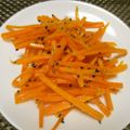 ジョングレ's cooksnap of when they made お弁当に　ごま塩ふりかけ大活躍①人参.