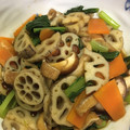 めぐりこちゃん's cooksnap of when they made 簡単！副菜 小松菜と 蓮根の お浸し！.
