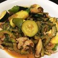 huu_ka's cooksnap of when they made 豚バラと夏野菜の味噌炒め.