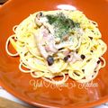YUH♡ママ's cooksnap of when they made シチューの素で作る簡単クリームパスタ.