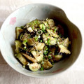 よこ耳ねこ's cooksnap of when they made みょうがとなすの和え物.