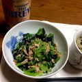 せいちろ☆'s cooksnap of when they made 小松菜のシーチキン和え.
