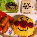 あーぽこちゃん's cooksnap of when they made ⭐２歳⭐誕生日アンパンマンプレート⭐.