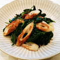 あーこ姐's cooksnap of when they made もう１品に。モロヘイヤとちくわの簡単炒め.