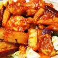 実１１３'s cooksnap of when they made 韓国料理ー鶏のカルビ「タッカルビ」.