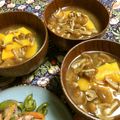 ☆Rokko☆'s cooksnap of when they made かぼちゃとなめこのお味噌汁.