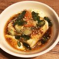 しろしろクマ's cooksnap of when they made 温玉失敗なし！！牛角風甘辛温玉やっこ★.