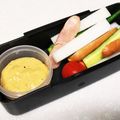 happy_children's cooksnap of when they made スティック野菜の味噌マヨディップ.