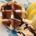 urachiyan's cooksnap of when they made HＢで☆ 簡単焼き立てワッフル♪.