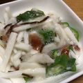 Halü★mama's cooksnap of when they made 長芋とオクラの梅昆布和え.