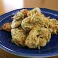 しじみごはん's cooksnap of when they made 揚げ焼きで♪　桜海老と竹輪の磯辺揚げ☆.