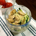 ププぞう's cooksnap of when they made ささみときゅうりの中華風酢のもの.