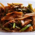 美貴姉's cooksnap of when they made 大根の葉とごぼうの肉入りきんぴら.