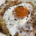 もきち☆'s cooksnap of when they made 味噌汁と冷やご飯のリメイク焼きリゾット.