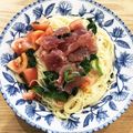 ひらのしょお's cooksnap of when they made 簡単だけどガツンな冷製パスタ.