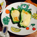 kaokaofood's cooksnap of when they made 簡単♪ピーマンとしらすのチーズ焼き.