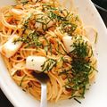 mami♪123's cooksnap of when they made 明太子といかのクリーミィスパゲティー♪.