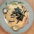 クックDQLSF7☆'s cooksnap of when they made ナスベーコン&納豆パスタ.