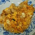 rurinao16's cooksnap of when they made 簡単♪パラパラ！キムチチャーハン.