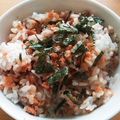 ayakaL7's cooksnap of when they made 鮭フレークと納豆のご飯.
