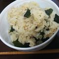 にゃんぴぴ★'s cooksnap of when they made わかめごはん♪.