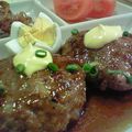 すずむし☆ひとこ's cooksnap of when they made 照り焼きキャベツハンバーグ.