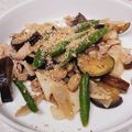 のり花's cooksnap of when they made 豚肉とナス蓮根インゲンのごま味噌炒め☆.