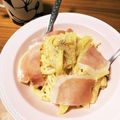 eko☆★'s cooksnap of when they made カニ缶で☆ささっとクリームスパゲッティ.