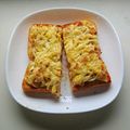 さくさくきな粉's cooksnap of when they made ツナポテピザトースト.