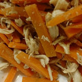のぽかもお's cooksnap of when they made ✿ササミとにんじんの中華ごま和え✿.