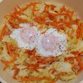 クックX718BF☆'s cooksnap of when they made キャベツとにんじんの巣ごもり風.