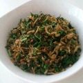 じろワン's cooksnap of when they made ”大葉にんにく醤油”で人参の葉炒め☆.