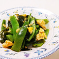 2525招き猫's cooksnap of when they made 絹さやワカメ卵の中華和え★.