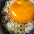 ma___111's cooksnap of when they made 絶品卵かけごはん☆卵黄の醤油漬け☆.