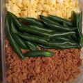 sachinchan's cooksnap of when they made ♡鶏そぼろの二色丼♡.