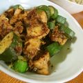 低カロ探検隊's cooksnap of when they made 15分で♪きゅうりと卵の麩チャンプルー.