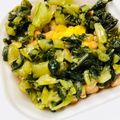 島子☆'s cooksnap of when they made 辛子野沢菜納豆.