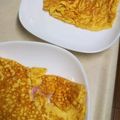 4児男子母さんの台所's cooksnap of when they made ふんわり♡ハムとチーズのオムレツ♪.