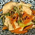 てんちゃ☆彡's cooksnap of when they made 豆腐と豆苗の中華風ヘルシー野菜炒め.