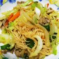 まん丸みかリン's cooksnap of when they made 残り野菜で！素麺チャンプルー.