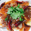 ノッケオ's cooksnap of when they made 簡単タイ料理 ☆揚げ卵のタマリンドソース.