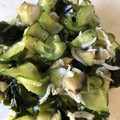 クックN35X2L☆'s cooksnap of when they made ナスときゅうりとわかめとしらすの酢の物.