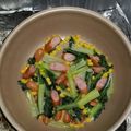 紅茶とチーズケーキ's cooksnap of when they made 簡単！小松菜コーン炒め.