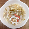 オイゼビウス's cooksnap of when they made わかめともやしカニカマの中華風スープ.