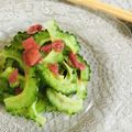 LimeLunch's cooksnap of when they made ゴーヤーのシンプル梅肉和え.