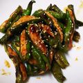 PPたかPP's cooksnap of when they made ししとう☆ササミの照りコチュ焼き.