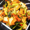 ナーニくん's cooksnap of when they made 簡単美味♥厚揚げと葉物の味噌炒め✨.