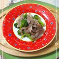 sakuraロゼット's cooksnap of when they made 薄切り肉(こま肉)とブロッコリーの炒め物.