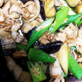 クックRD52QA☆'s cooksnap of when they made 茄子とオクラの肉みそ炒め。.